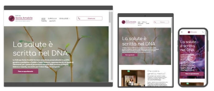 sito web Sonia Amabile Dott.ssa medico genetista